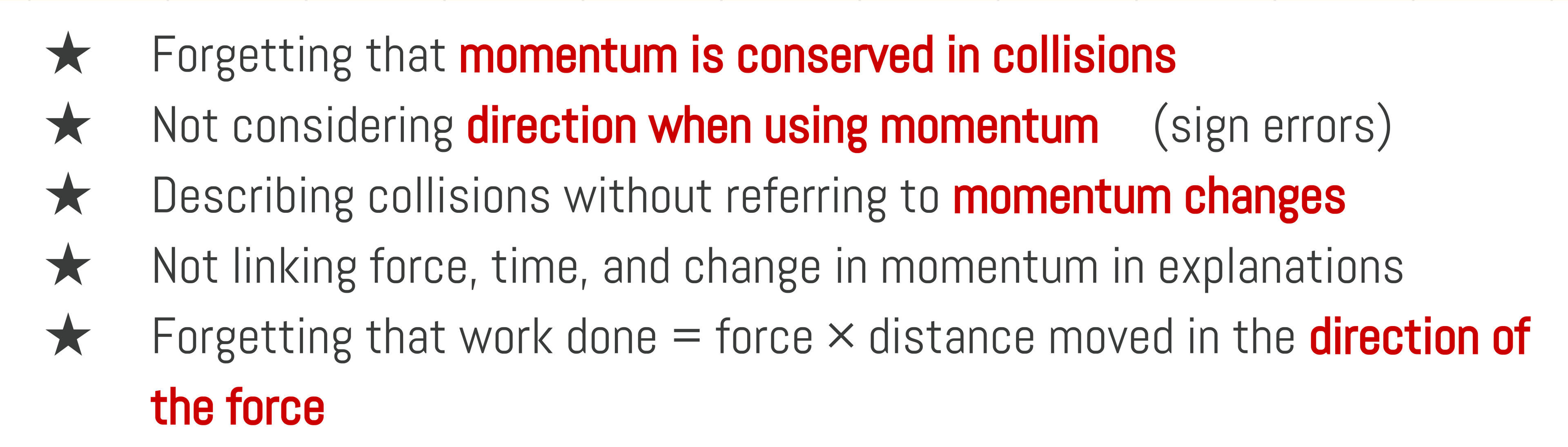 Exam mistakes diagram from the guide